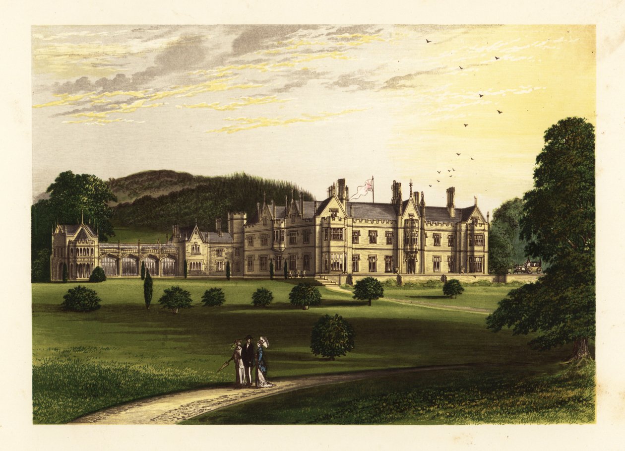 Mamhead House, Devonshire, Anglie. od Alexander Francis (after) Lydon