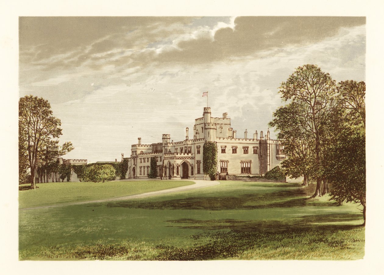 Moreton Hall, Cheshire, Anglie. od Alexander Francis (after) Lydon
