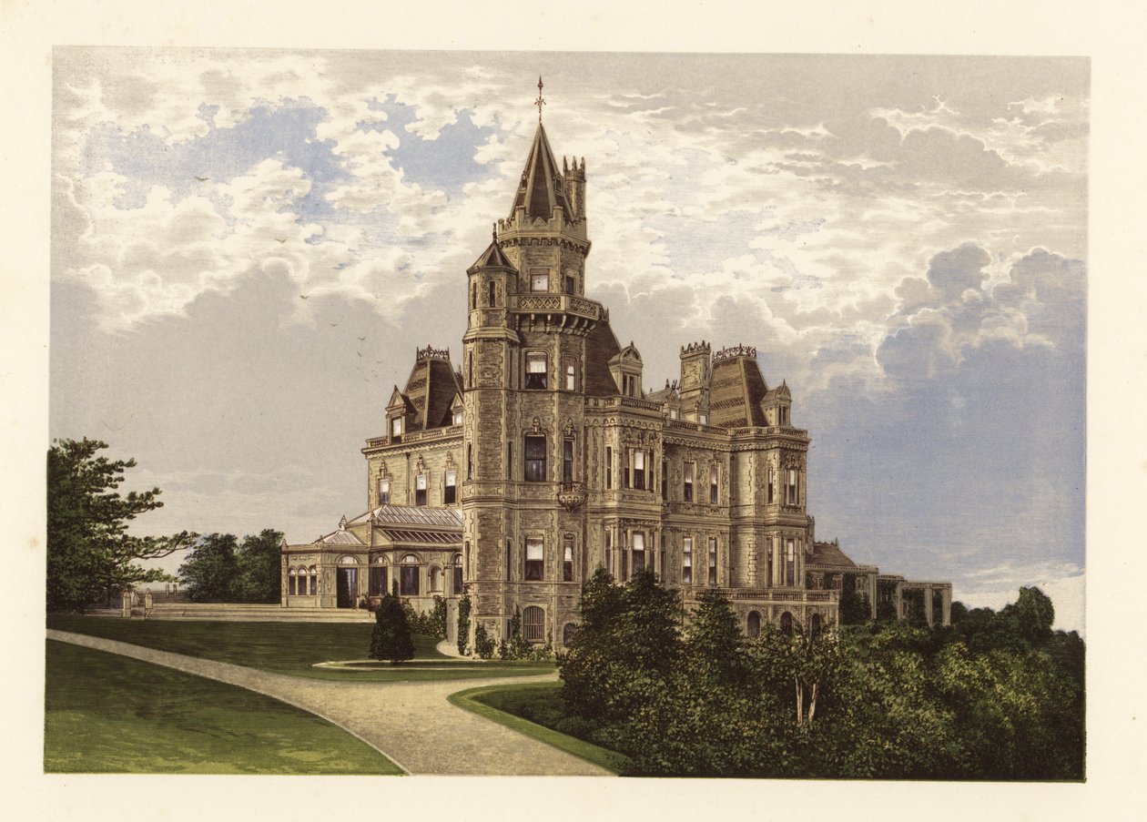 Normanhurst, Sussex, Anglie. ,1880 (rytina) od Alexander Francis (after) Lydon
