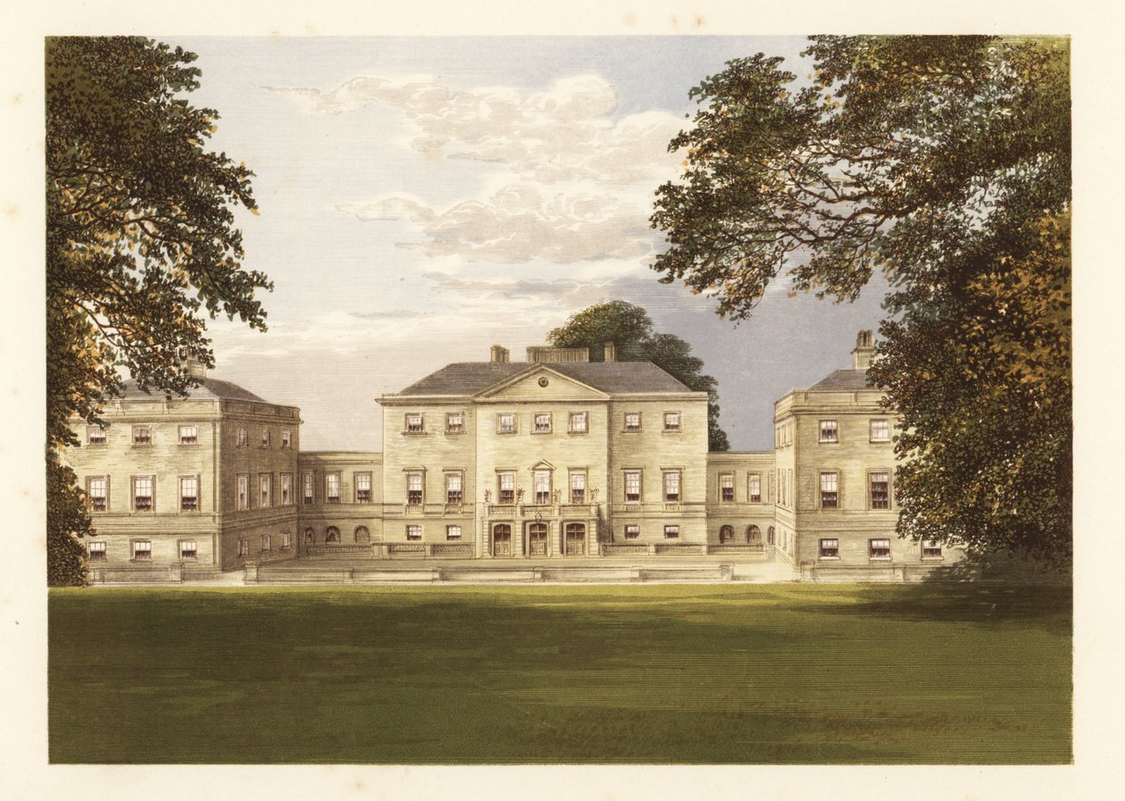 Nuneham Park, Berkshire, Anglie. ,1880 (rytina) od Alexander Francis (after) Lydon