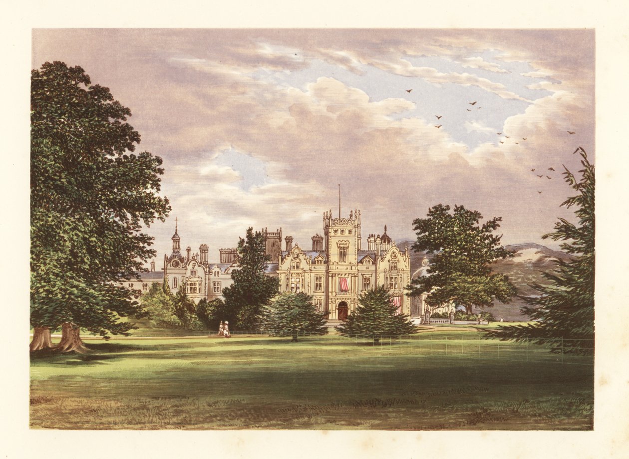 Preston Hall, Kent, Anglie. od Alexander Francis (after) Lydon