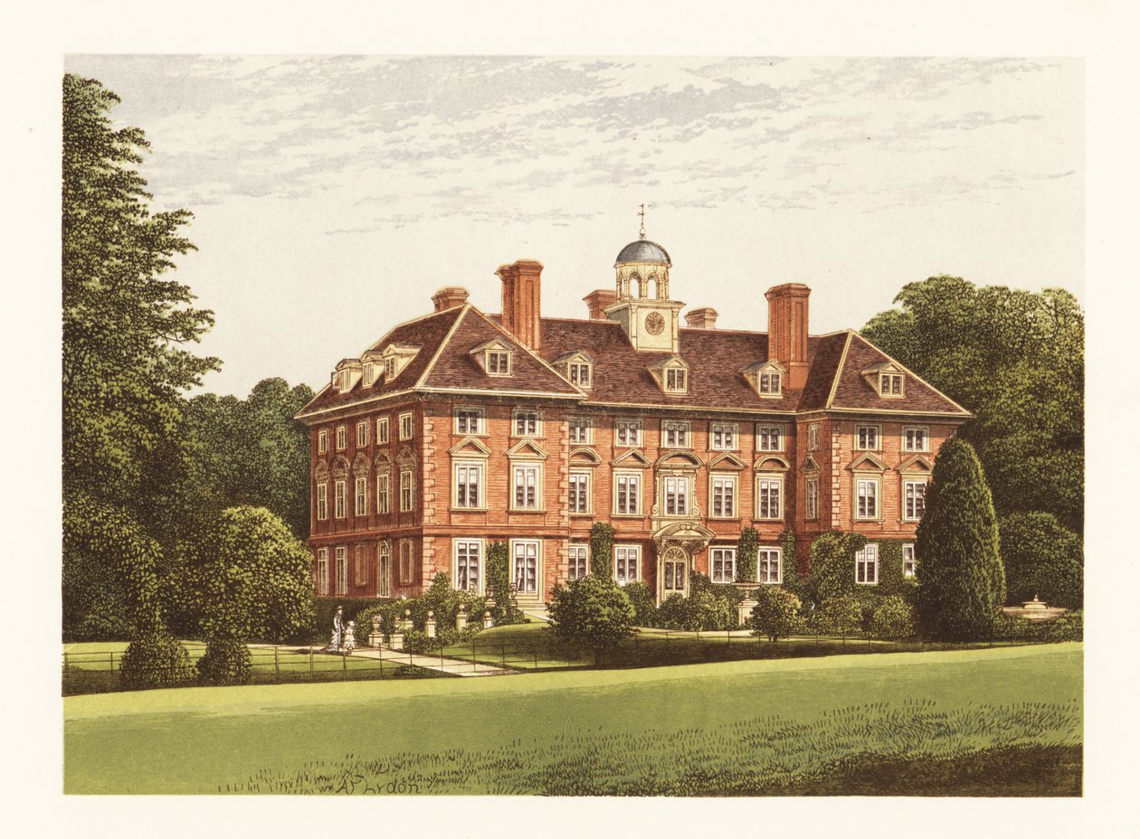 Tyttenhanger Park, Herefordshire, Anglie. od Alexander Francis (after) Lydon