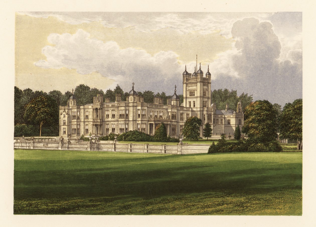 Underley Hall, Cumbria, Anglie. od Alexander Francis (after) Lydon