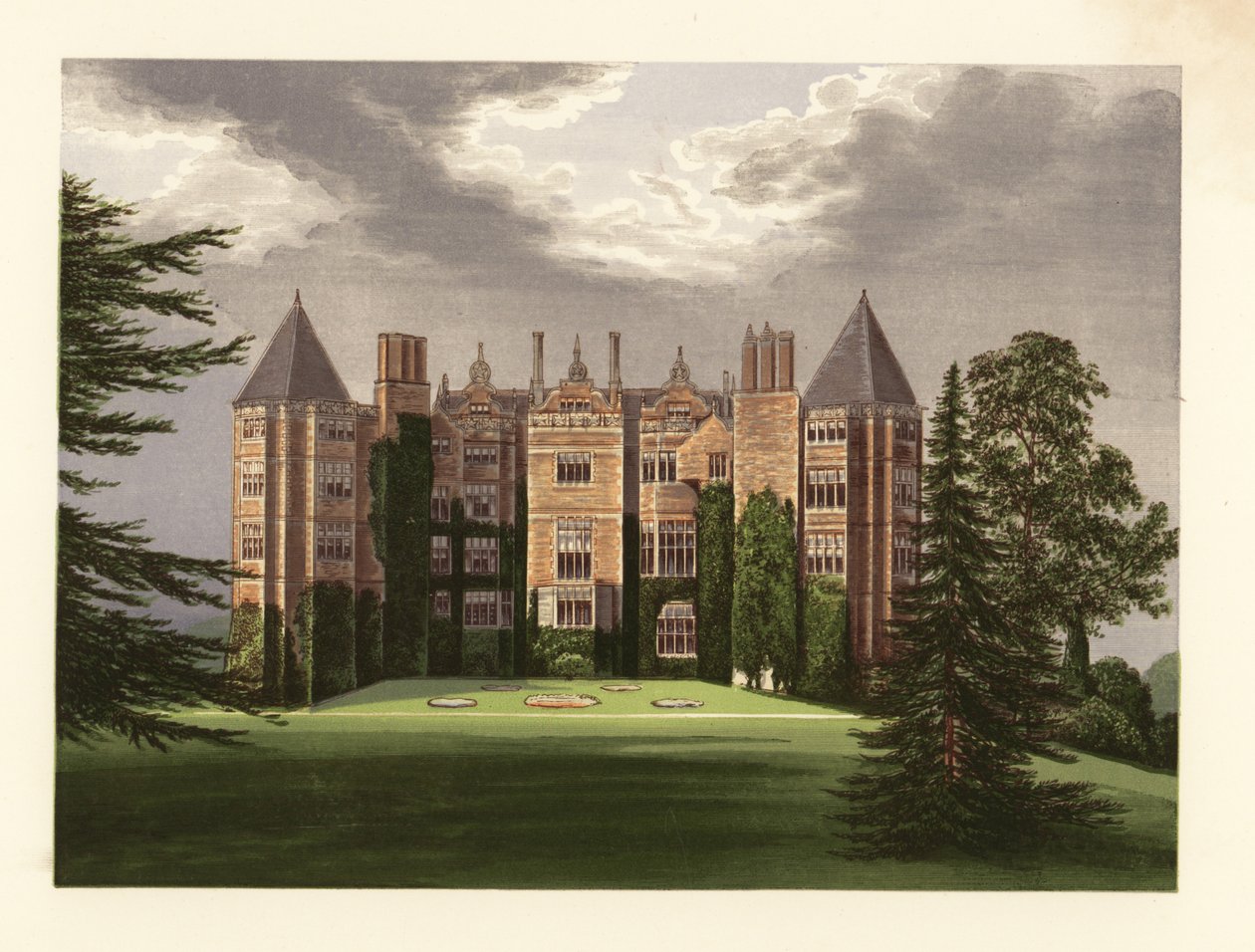 Westwood Park, Worcestershire, Anglie. od Alexander Francis (after) Lydon