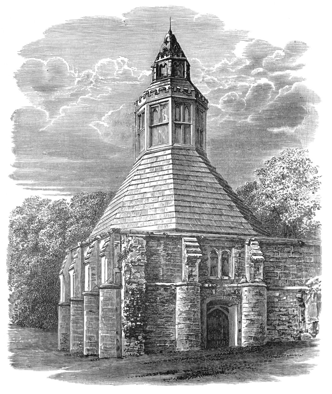 Abbots Kitchen, Glastonbury Abbey, c1880, 1897 od Alexander Francis Lydon