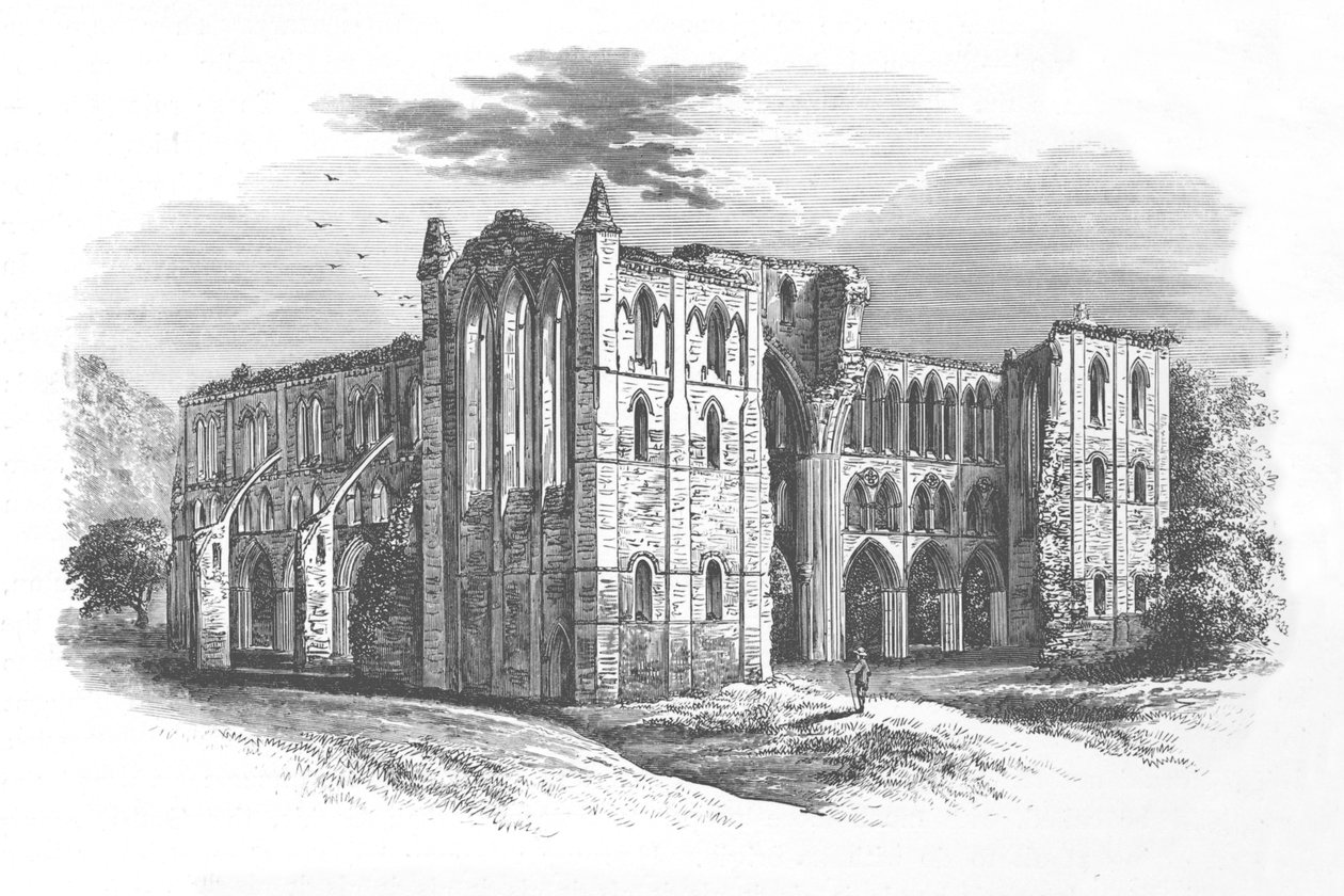 Ze severu, opatství Rievaulx, c1880, 1897 od Alexander Francis Lydon