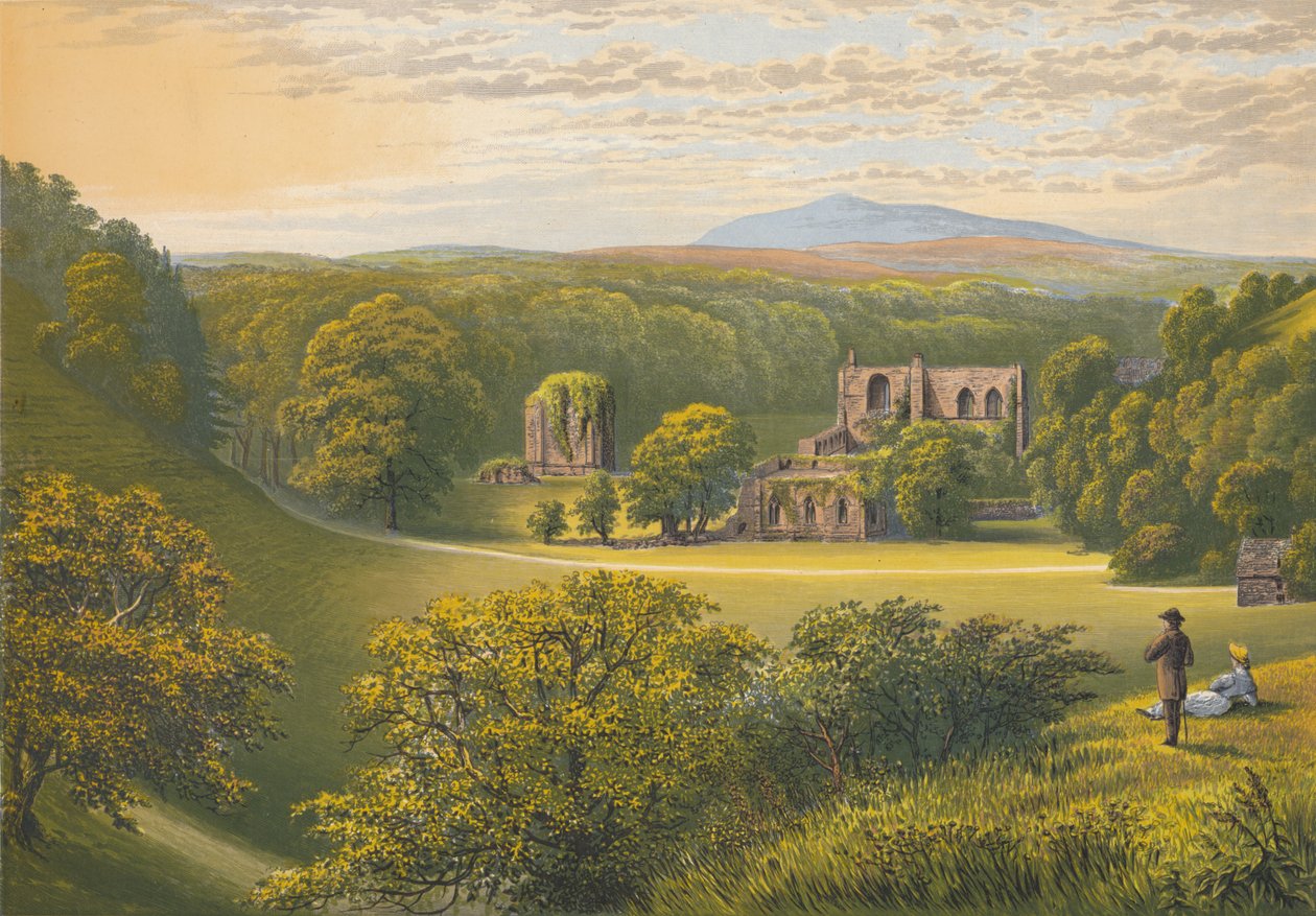 Furness Abbey, c1880, 1897 od Alexander Francis Lydon