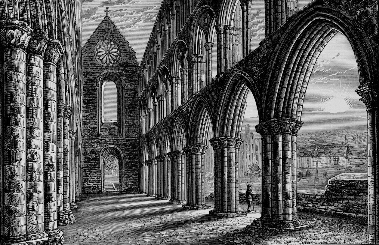 Nave Looking West, Jedburgh Abbey, c1880, 1897 od Alexander Francis Lydon