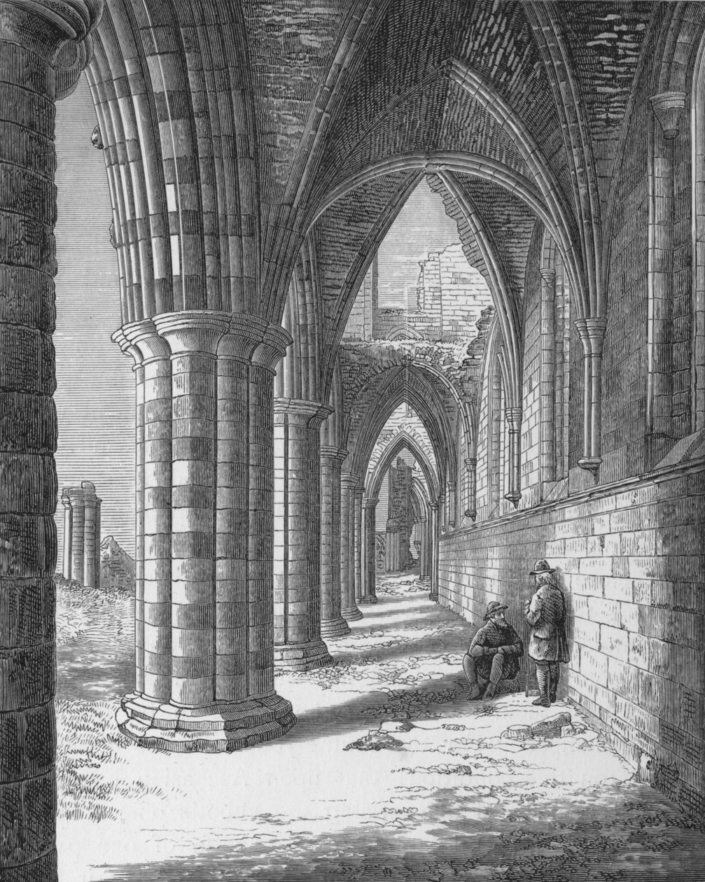 North Aisle, Whitby Abbey, c1880, 1897 od Alexander Francis Lydon