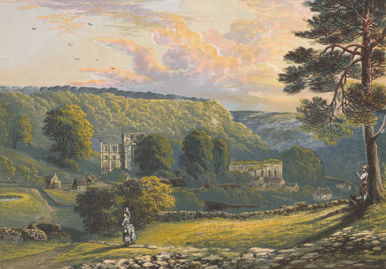 Opatství Rievaulx, c1880, 1897 od Alexander Francis Lydon