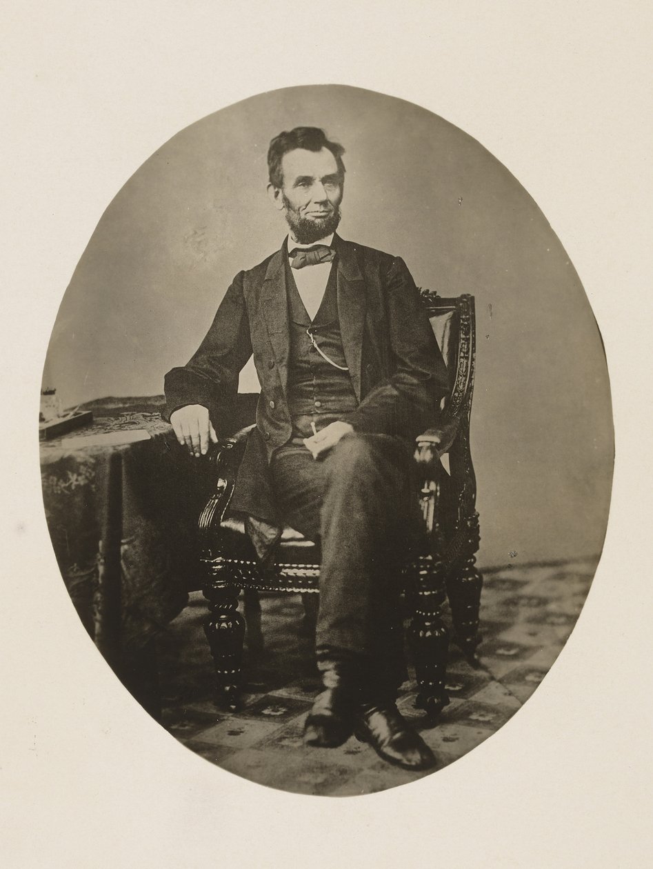 Abraham Lincoln v roce 1863 od Alexander Gardner