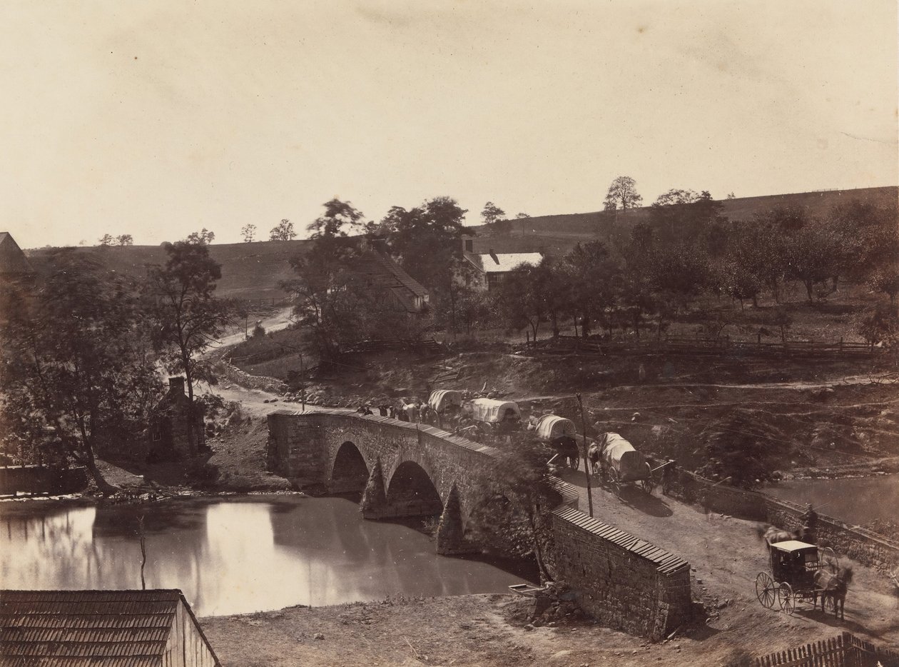Antietamský most, Na silnici Sharpsburgh a Boonsboro, č. 3, září 1862, 1862. od Alexander Gardner