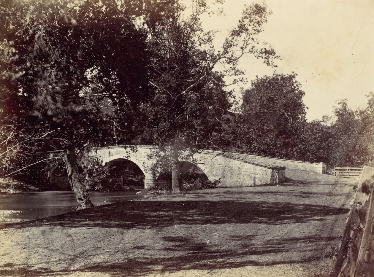 Burnside Bridge, Across the Antietam, poblíž Sharpsburg, č. 1, září 1862, 1862. od Alexander Gardner