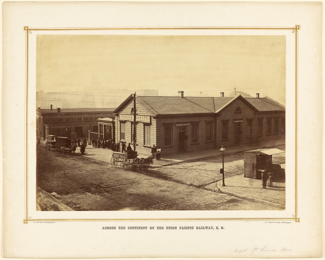 [Depo St. Louis, Missouri] od Alexander Gardner