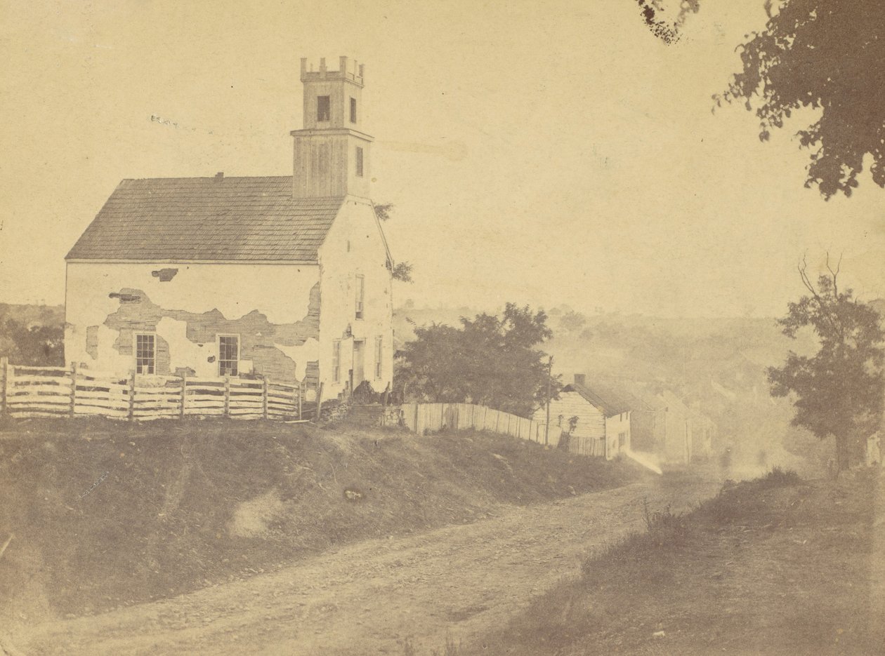 Lutheran Church, Sharpsburgh, Maryland, září 1862, 1862. od Alexander Gardner