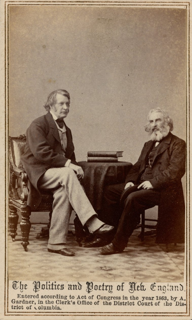 Politika a poezie Nové Anglie,1863 (foto) od Alexander Gardner