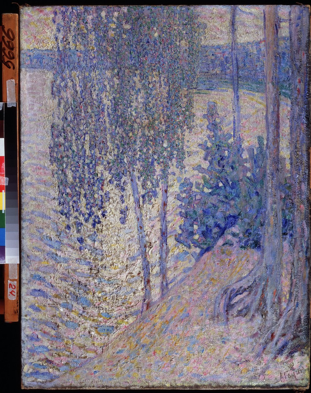 ""Břízy"" (Birches) Obraz Alexandra Fjodoroviče Gaushe (1873-1947) cca 1910 Státní muzeum umění Čuvašské republiky Cheboksary od Alexander Gaush