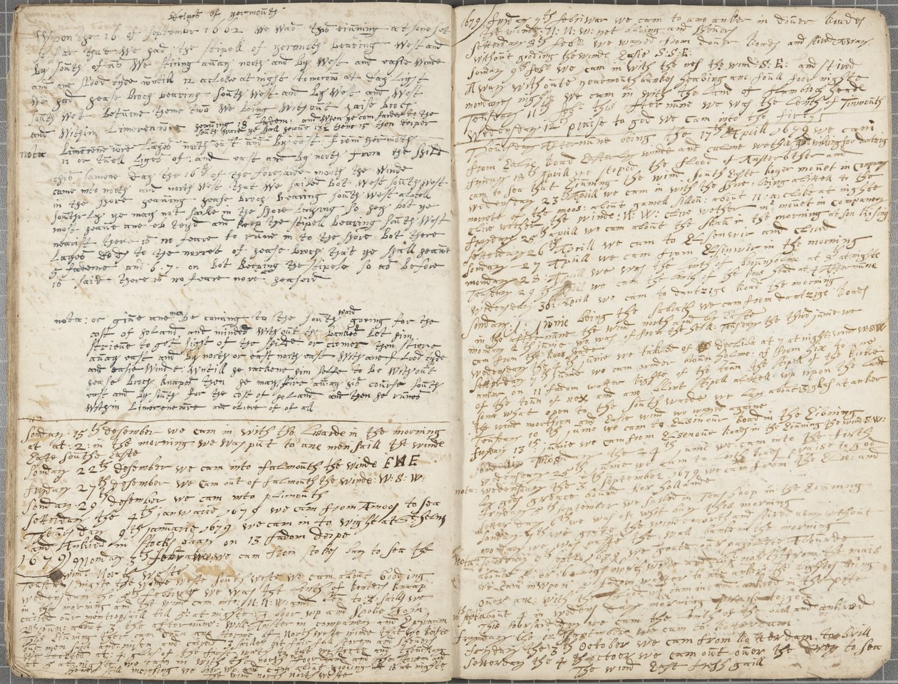 Journal of Alexander Gillespie, 1662 od Alexander Gillespie