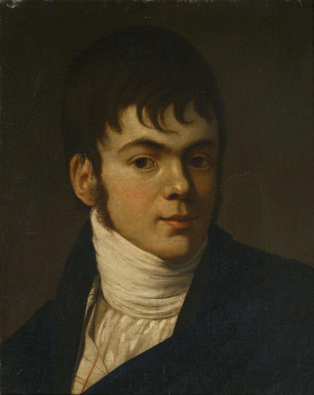 Portrét Alexandra Khristoforoviče Vostokova 1781-1864, 1803-1804 od Alexander Grigoryevich Varnek