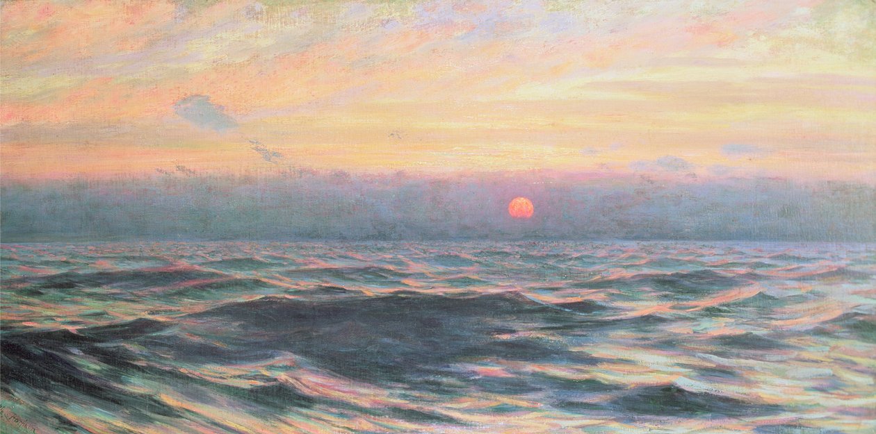 Západ slunce, cca 1900 od Alexander Harrison