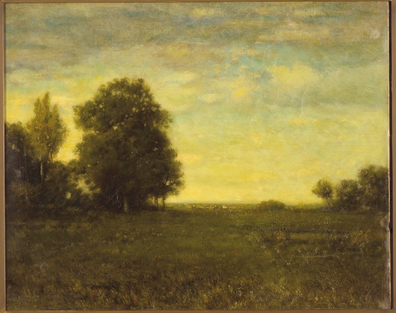 Louka se stromy od Alexander Helwig Wyant