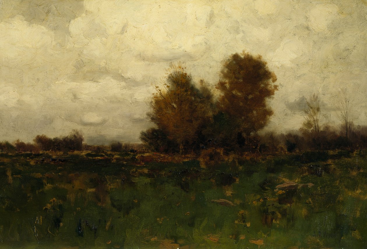 Podzim v Arkville (olej na plátně) od Alexander Helwig Wyant