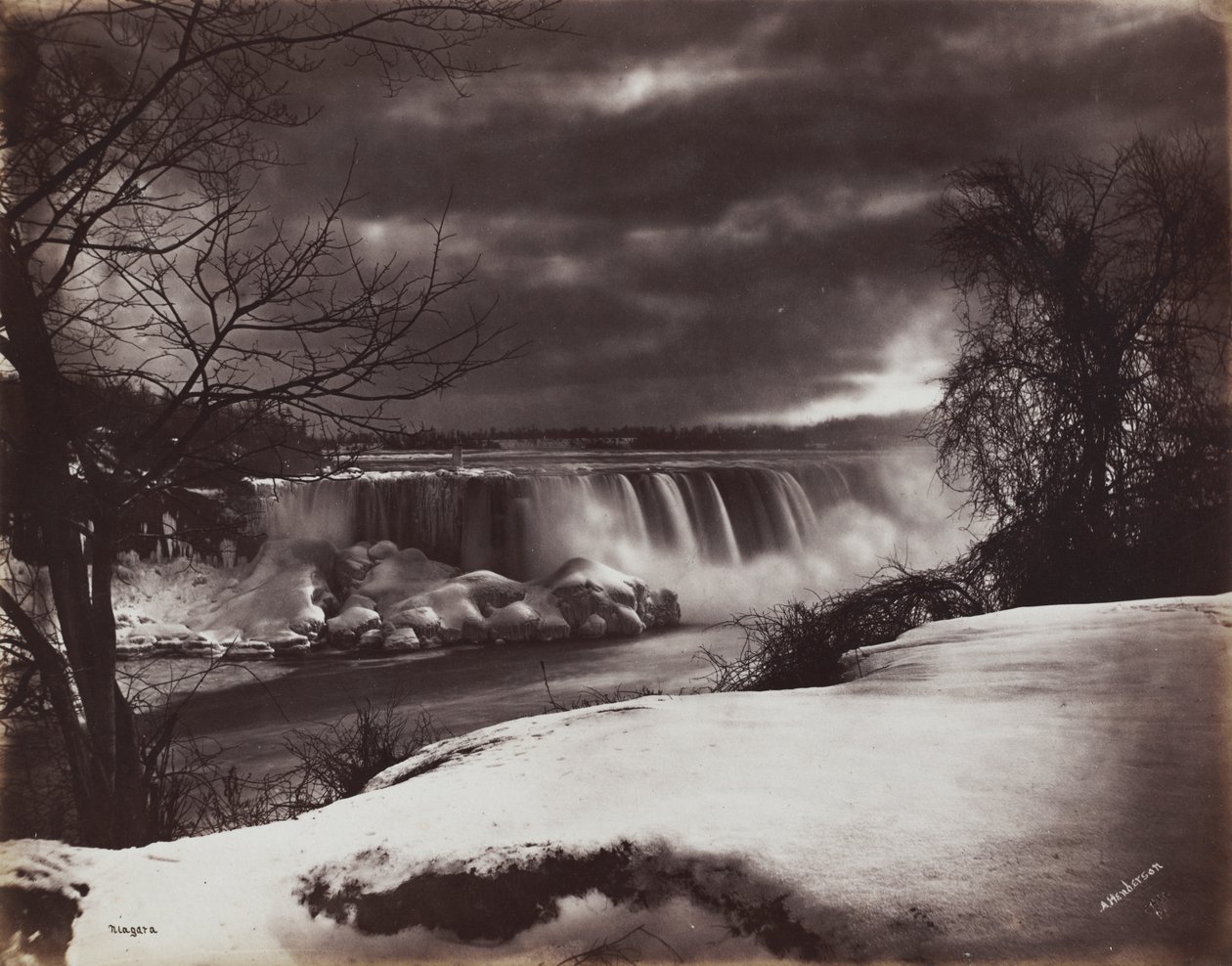 Niagarské vodopády od Alexander Henderson (Canadian