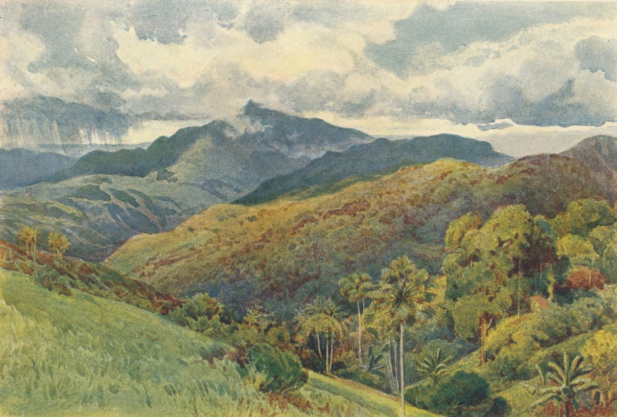 Hory z Pallekelly, c1880 1905. od Alexander Henry Hallam Murray