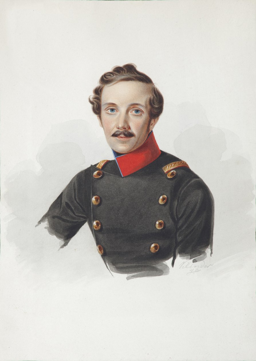 Portrét Arist Fjodorovič von Gersdorff 1805-1883, 1840 od Alexander Ivanovich Klünder