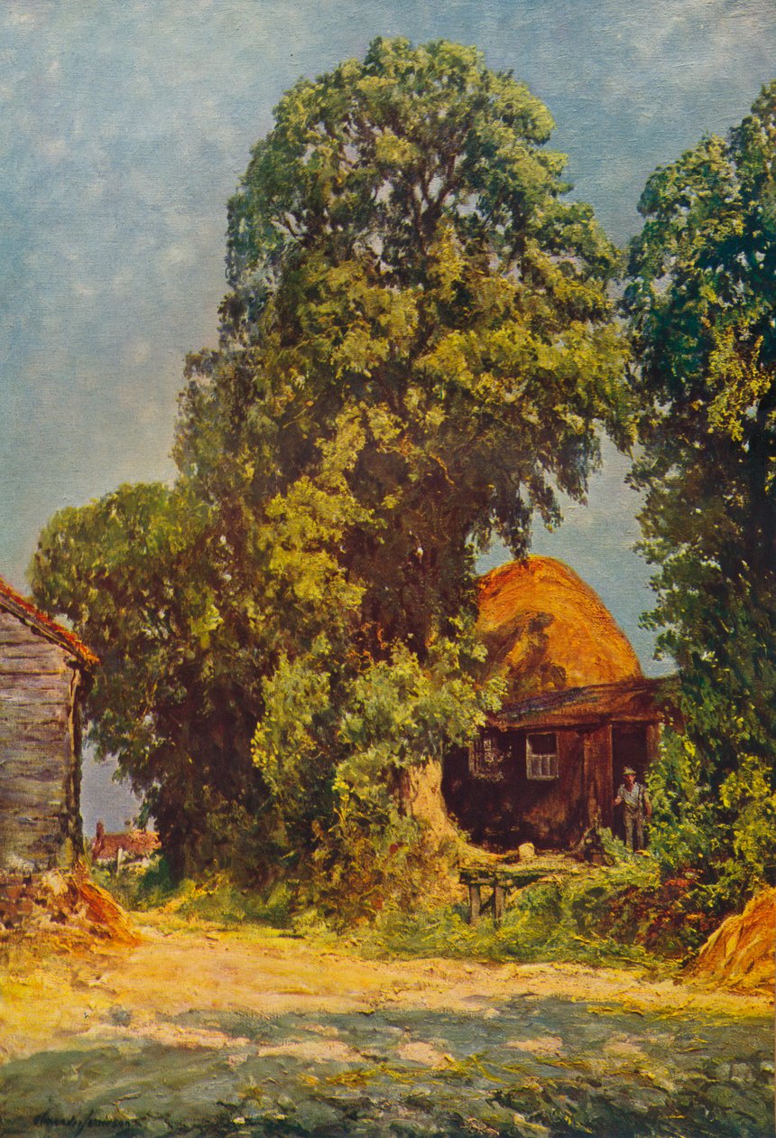 Horký den na Lower Icknield Way, 1935 od Alexander Jamieson