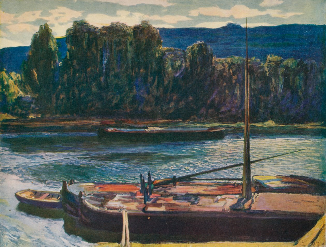 Večer na řece Seině, c1910, 1912 od Alexander Jamieson
