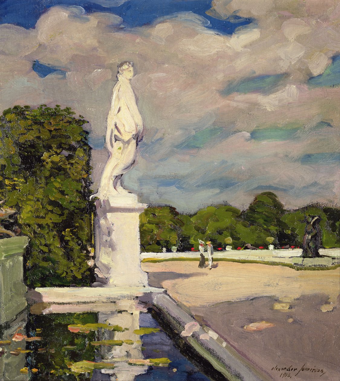 Na terase, Versailles od Alexander Jamieson