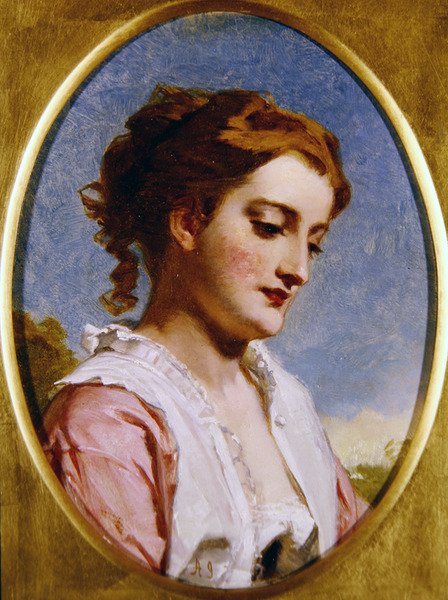Lucy (olej na palubě) od Alexander Johnston