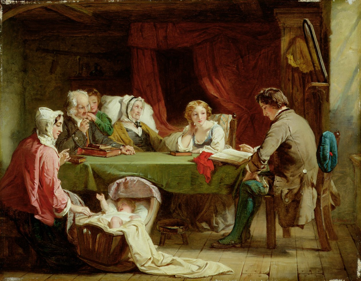 Sabat Eve (olej na plátně) od Alexander Johnston