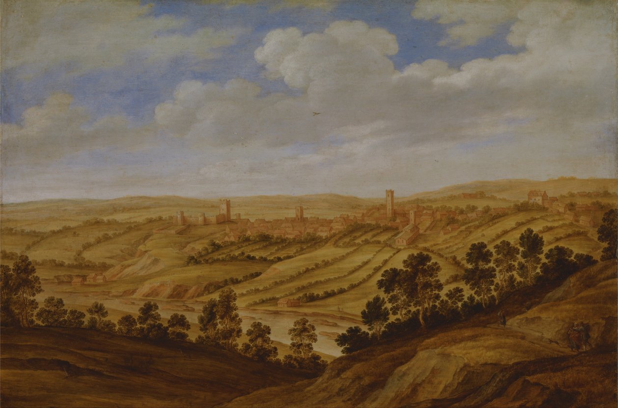 Hrad Richmond, Yorkshire od Alexander Keirincx