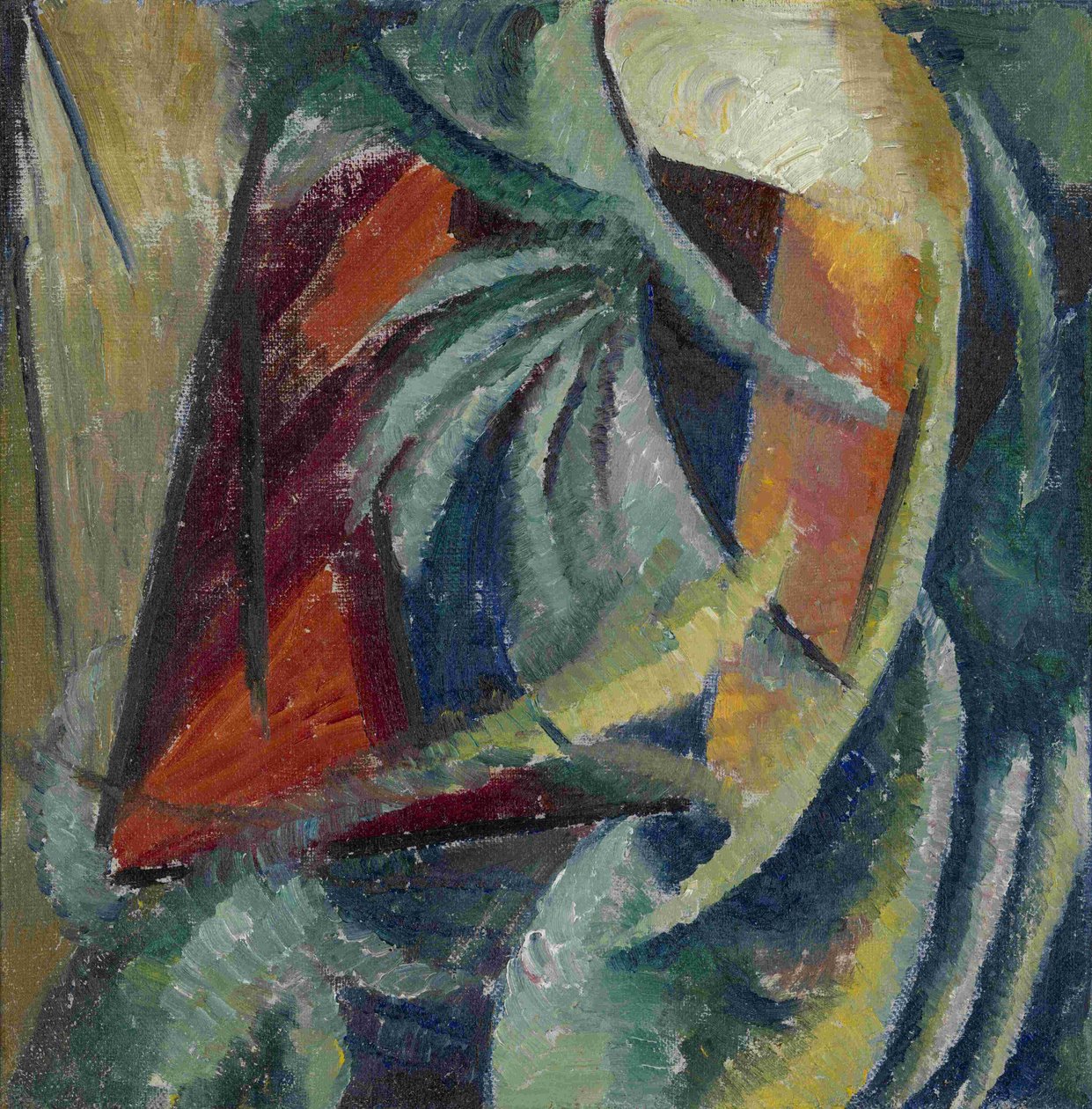 Abstraktní kompozice, 1913-1914 od Alexander Bogomazov