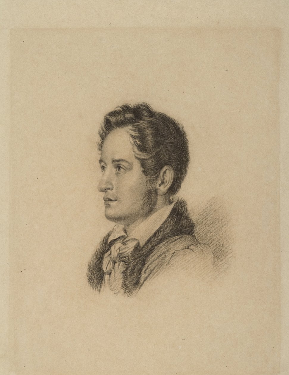 Portrét autora Alexandra Herzena 1812-1870, cca 1836 od Alexander Lavrentievich Vitberg