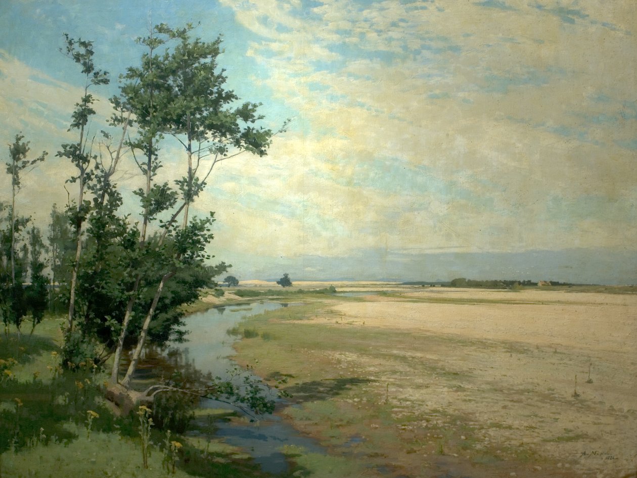 Findhorn Backwater, Moray Firth, Skotsko, 1886 od Alexander Mann