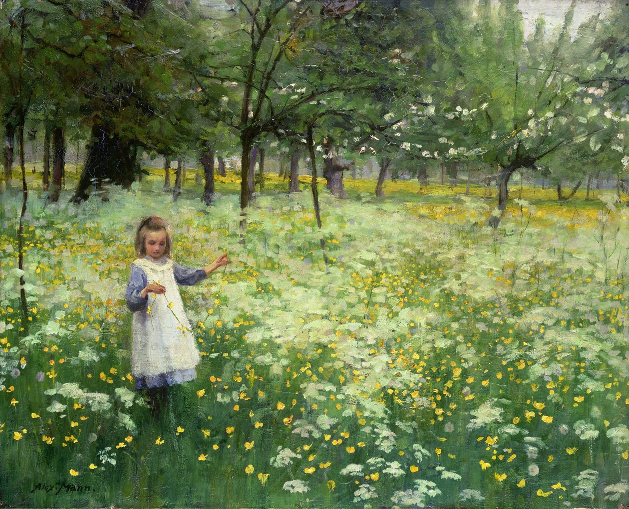 Vyzvednutí stříbra a zlata, 1906 od Alexander Mann