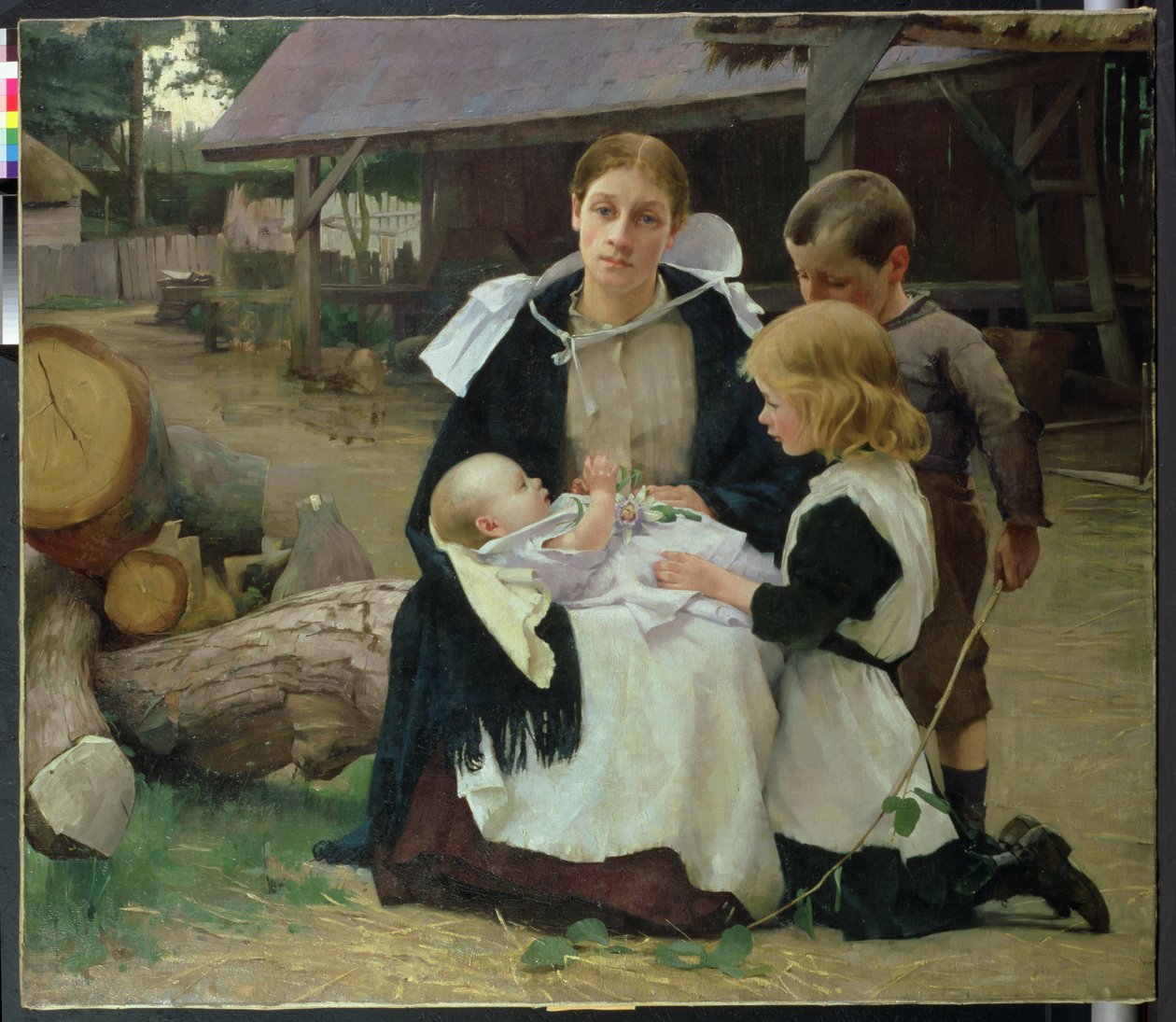 The New Baby, c.1886-88 od Alexander Mann