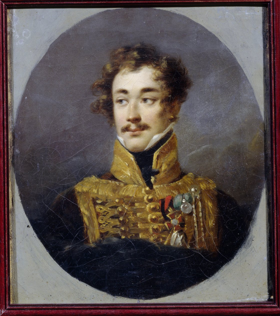 Portrét hraběte Alexandra Olsufjeva (1790-1853). (Portrét hraběte Alexandra Olsufjeva). Obraz Alexandra (Alexandra) Molinariho (1772-1831), olej na plátně od Alexander Molinari