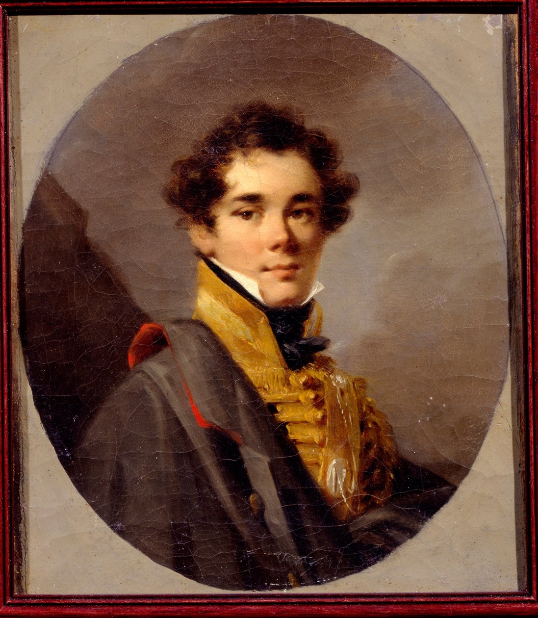 Portrét hraběte Vasilije Olsufjeva (1796-1858). Obraz Alexandra (Alexandra) Molinariho (1772-1831), olej na plátně od Alexander Molinari