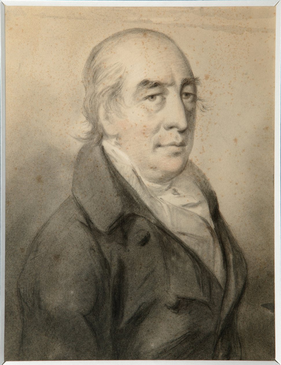 Portrét hraběte Grigorije Alexejeviče Ščerbatova (1735-1810) - Molinari, Alexander (1772-1831) - Sangvinik, černobílá křída na papíře - 29,8x23 - Státní muzeum umění republiky Tatarstán, Kazaň od Alexander Molinari