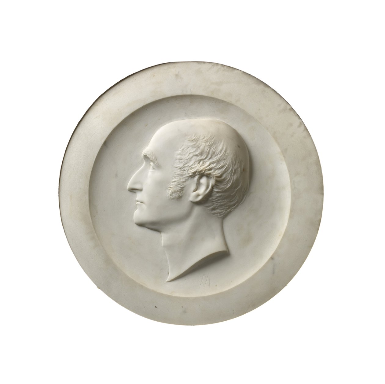 Profilový portrét reverenda Dr. Henryho Wellesleyho, 1856 (carrarský mramor) od Alexander Munro