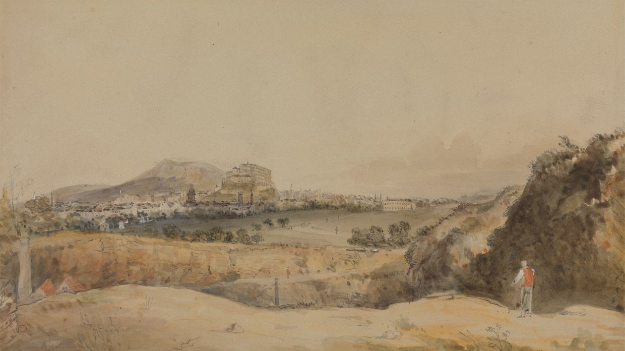 Pohled na Edinburgh od Alexander Nasmyth