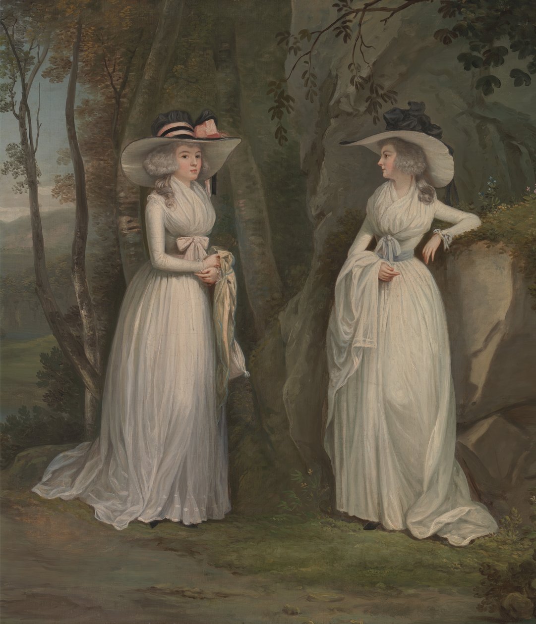 Eleanor a Margaret Ross, mezi 1785 a 1790. od Alexander Nasmyth