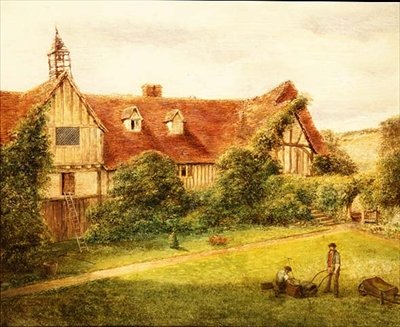 Zahradníci se stájemi vzadu (olej na plátně) od Alexander Nasmyth
