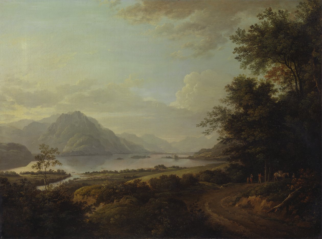 Loch Awe, Argyllshire, ca. 1785. od Alexander Nasmyth