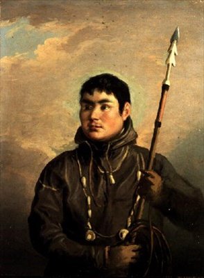 Portrét eskymáckého velrybáře, John Sacheuse (olej na plátně) od Alexander Nasmyth