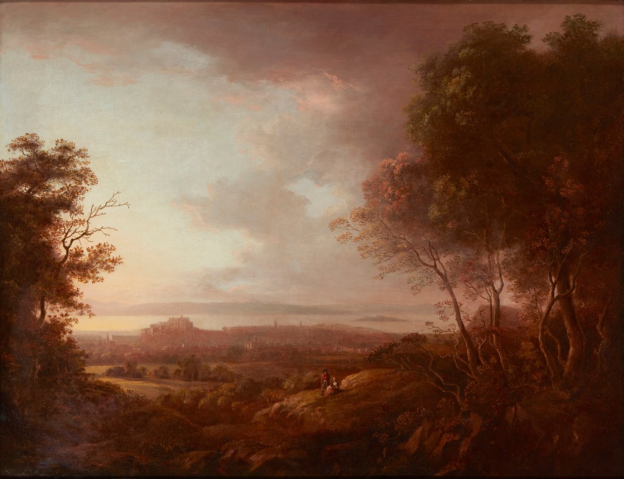 Pohled na Edinburgh z Blackford Hill (na plátně) od Alexander Nasmyth